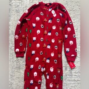 Children’s holiday Christmas onsie pajamas footless sz 7 8 other sizes available